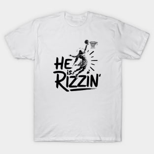 Funny meme Jesus he-is-rizzin T-Shirt